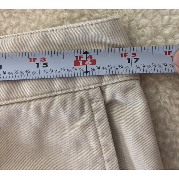 Eddie Bauer Mercer Fit Stone Beige Cotton Bermuda Shorts Size 10 - Picture 4 of 6